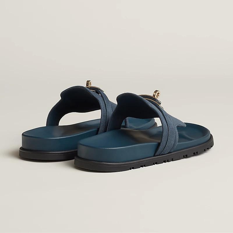 Dép Hermes Empire Sandal Nữ Xanh Navy